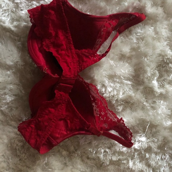 Red Lace Bra Bralette NWOT - Picture 5 of 9